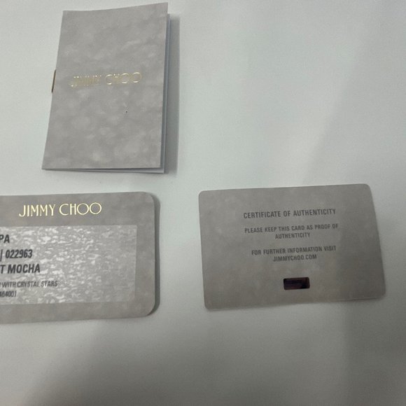 Jimmy Choo Ladies Filipa Star Studded Wallet (Light/Mocha) - Picture 9 of 11